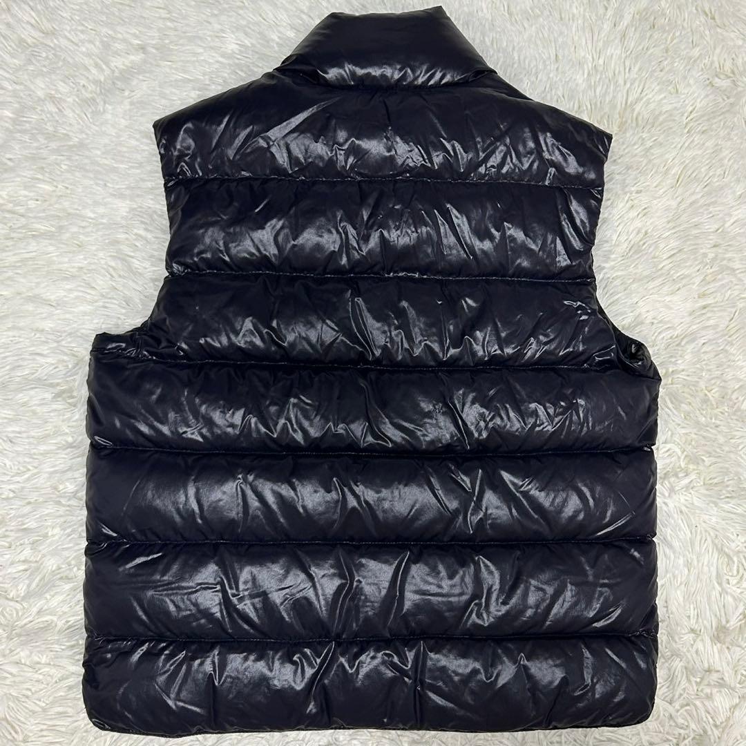【正規美品/L】モンクレール チベット ダウンベスト ワッペン付き 肉厚 黒