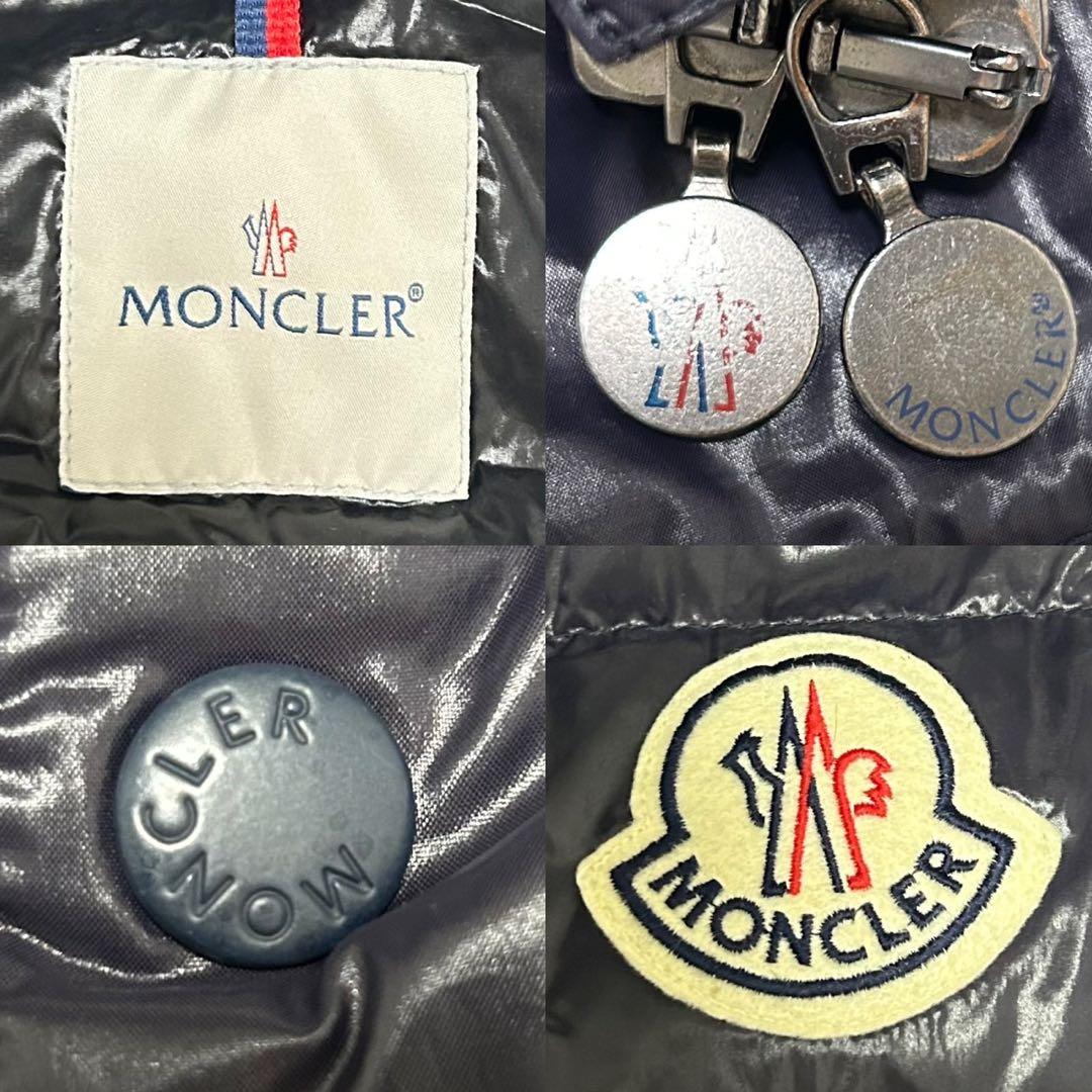 【正規美品/L】モンクレール チベット ダウンベスト ワッペン付き 肉厚 黒