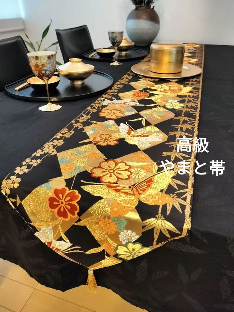 ルブの森★　A619★逸品‼️高級全通帯‼️ひな祭り‼️テーブルランナー