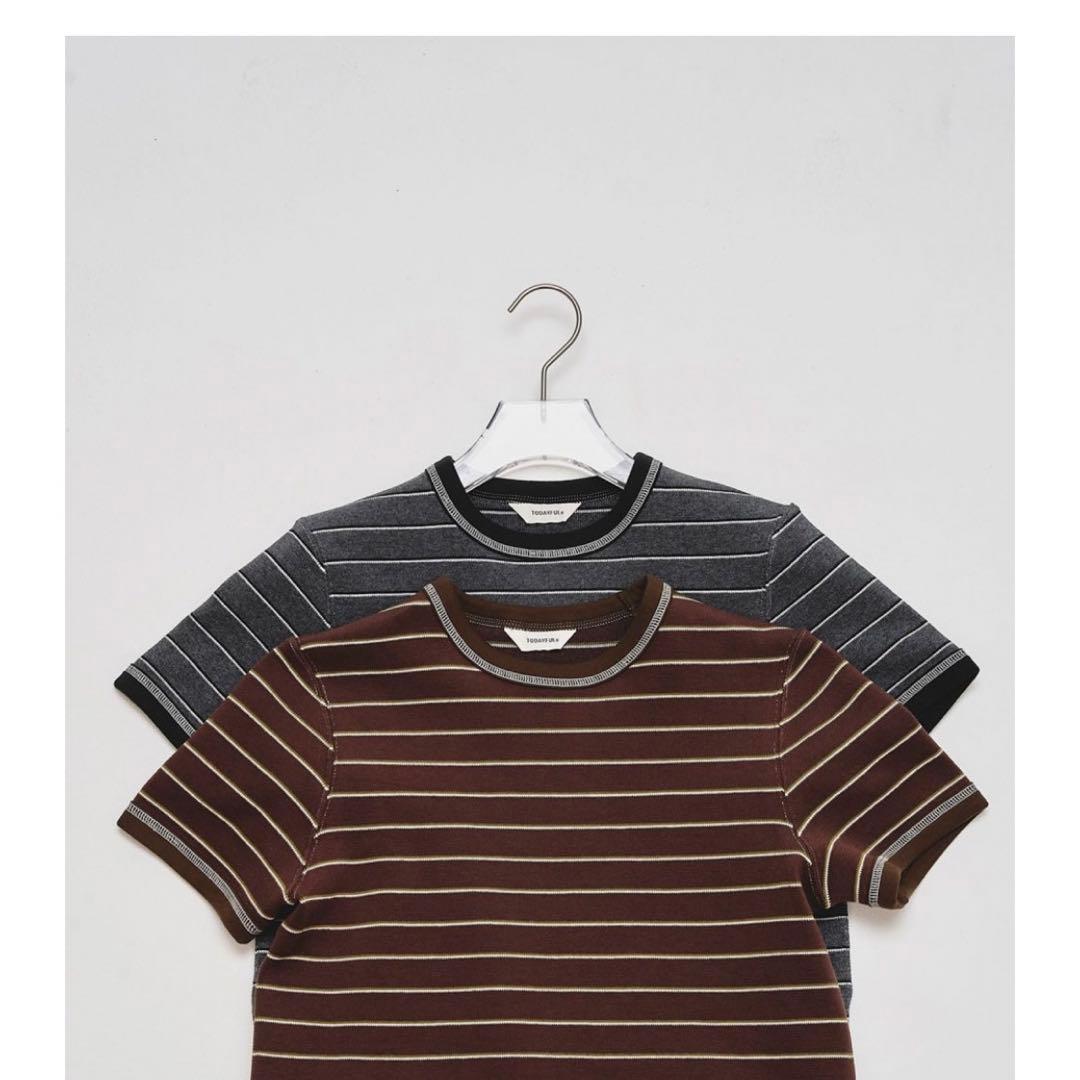 Border Ringer Tee 半袖Tシャツ