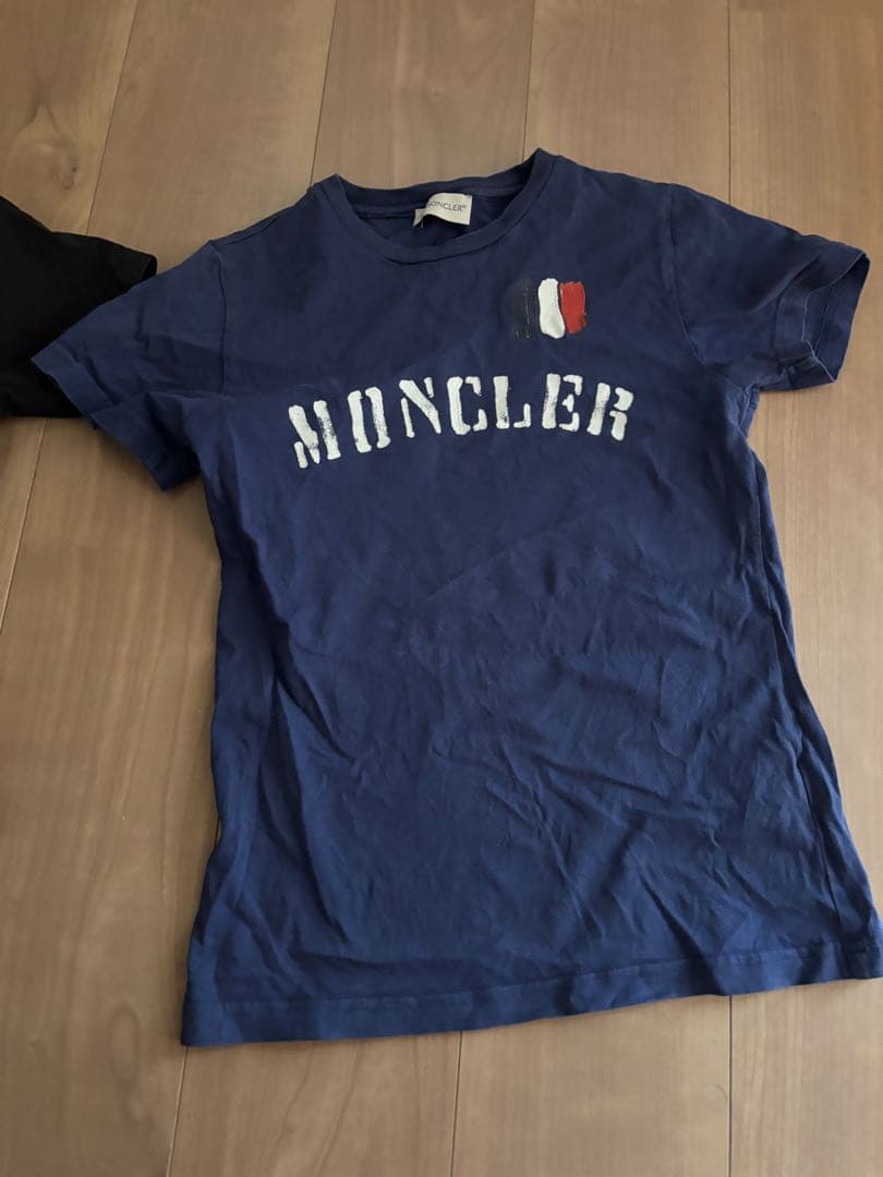 最終値下 モンクレール Tシャツ 2枚 10a 140 ブラック ネイビー