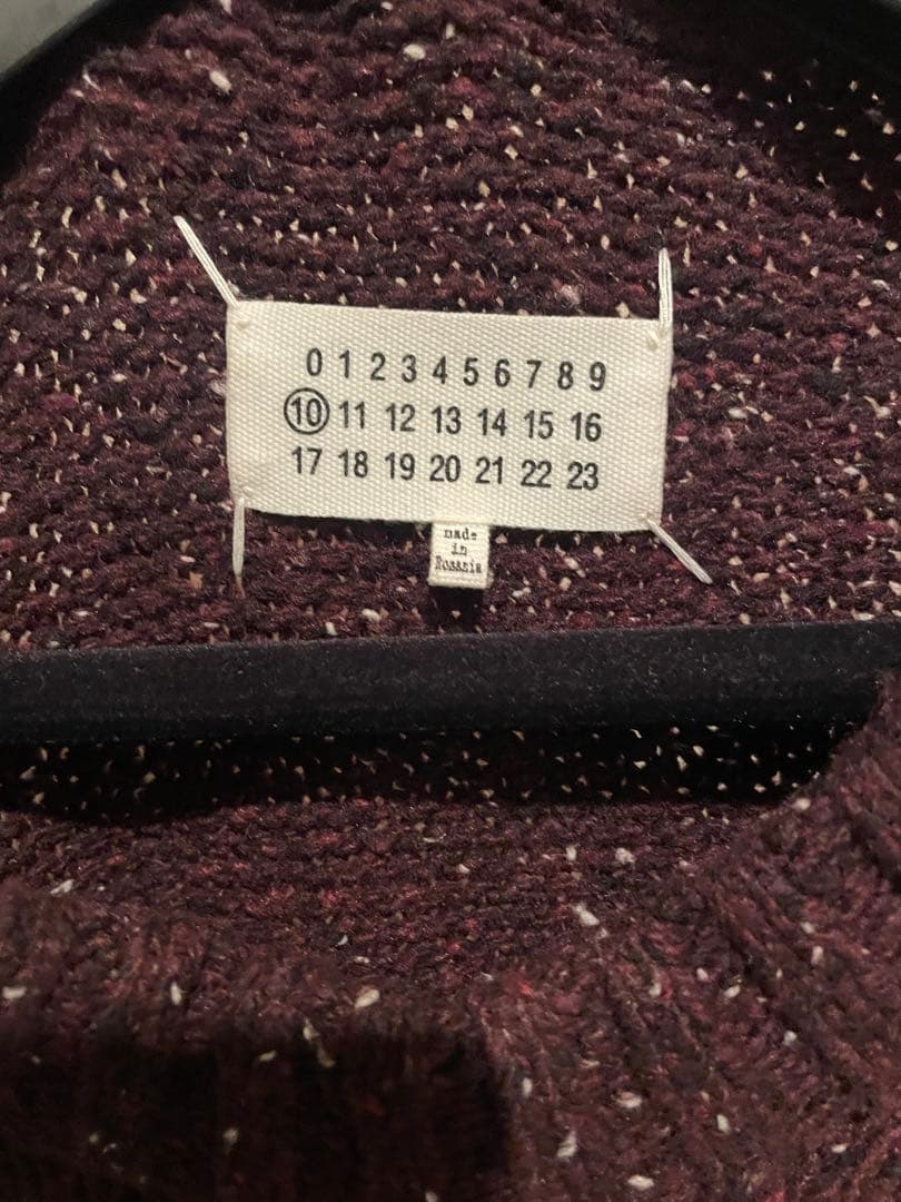 Maison Margiela オーバーサイズシルエットのプルオーバーニット