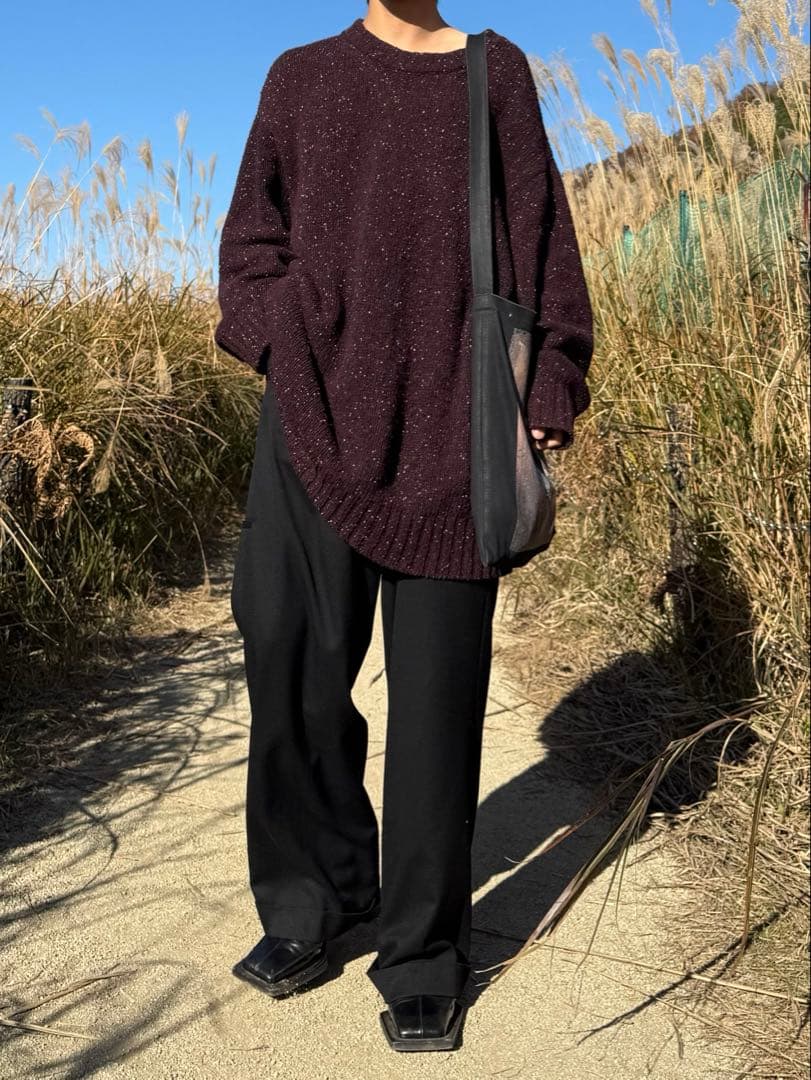 Maison Margiela オーバーサイズシルエットのプルオーバーニット