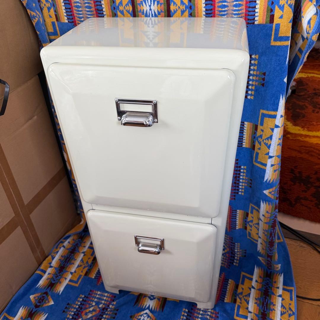 送料込み ダルトン トラッシュカン ダブルデッカー ゴミ箱 アイボリー