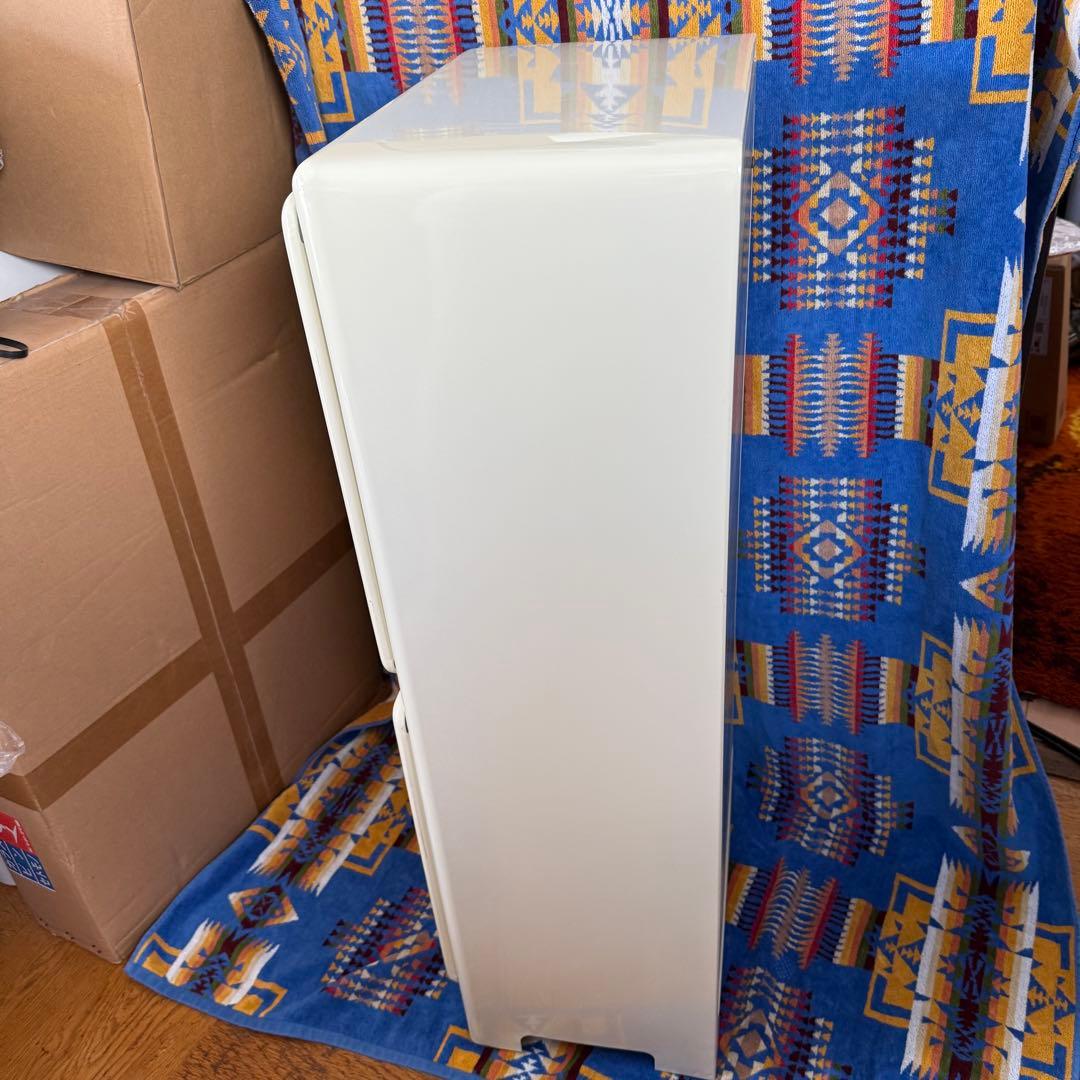 送料込み ダルトン トラッシュカン ダブルデッカー ゴミ箱 アイボリー