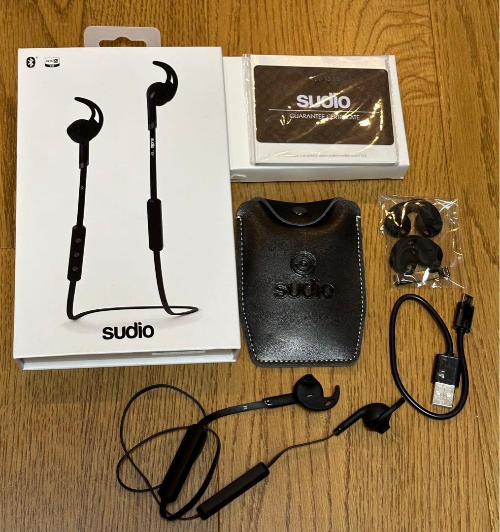 sudio TRE BLACK イヤフォン【箱・付属品すべてそろっています】