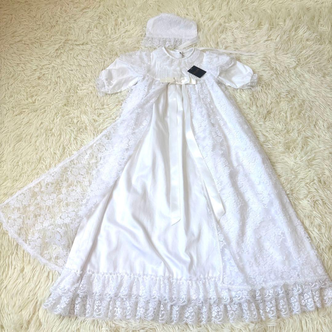 新品未使用　セリーヌ セレモニードレス＆帽子　2点セット　ホワイト