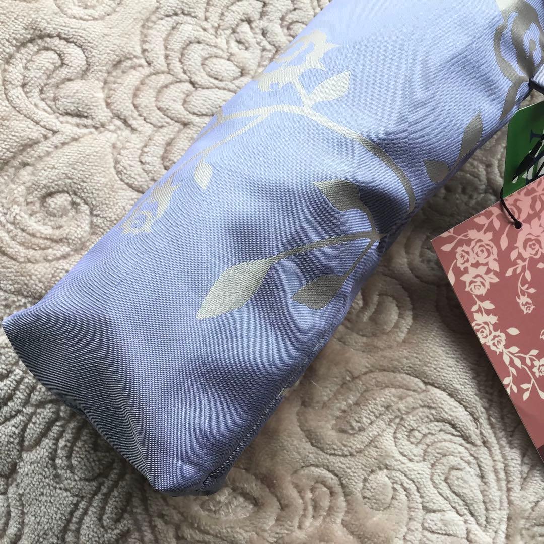 槙田商店　晴雨兼用折りたたみ傘　kirie バラ　ロイヤルパープル