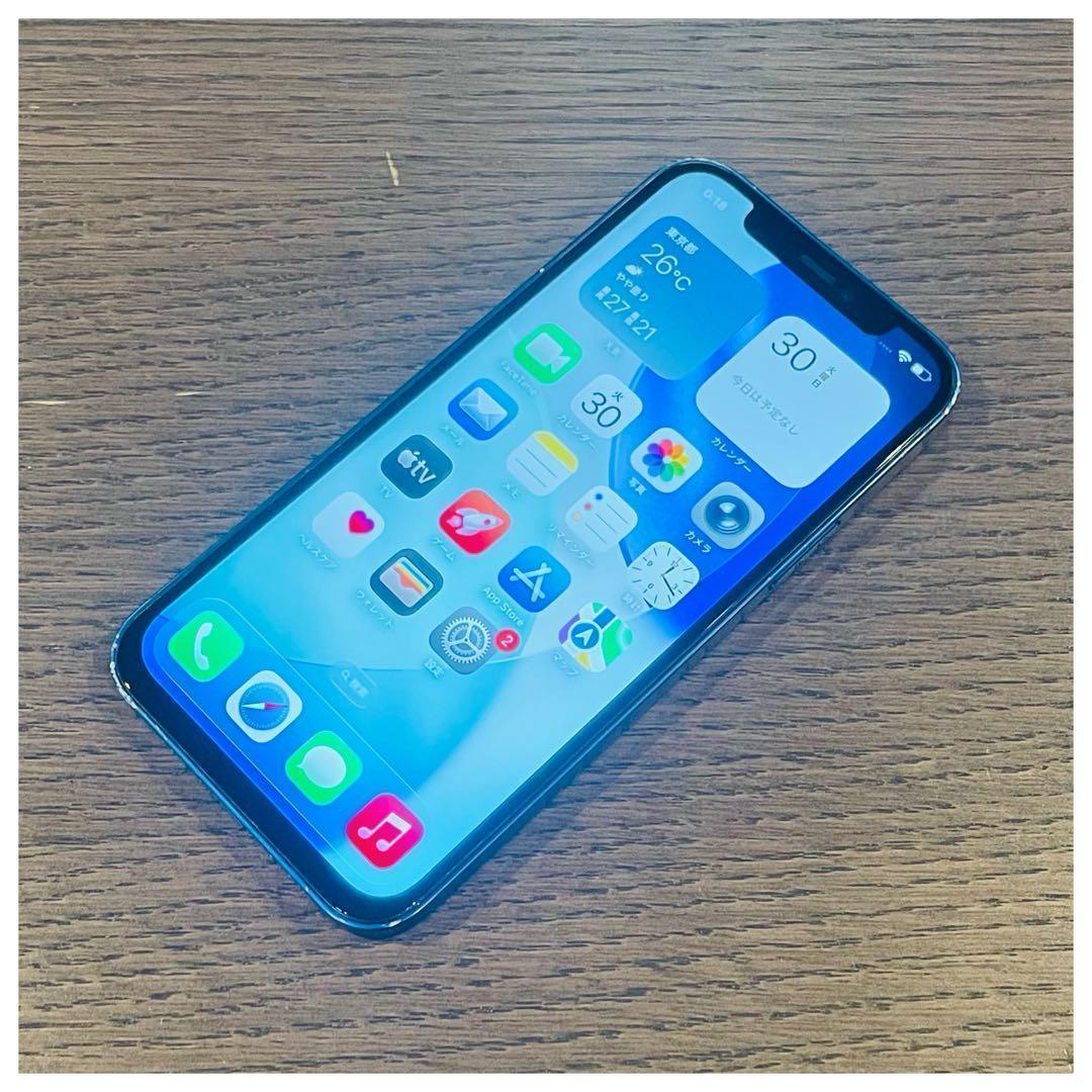 【美品】iPhone12 本体 ブルー 128GB SIMフリー 本体
