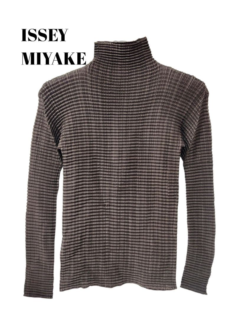 1111181　ISSEY MIYAKE　ハイネック　カットソー