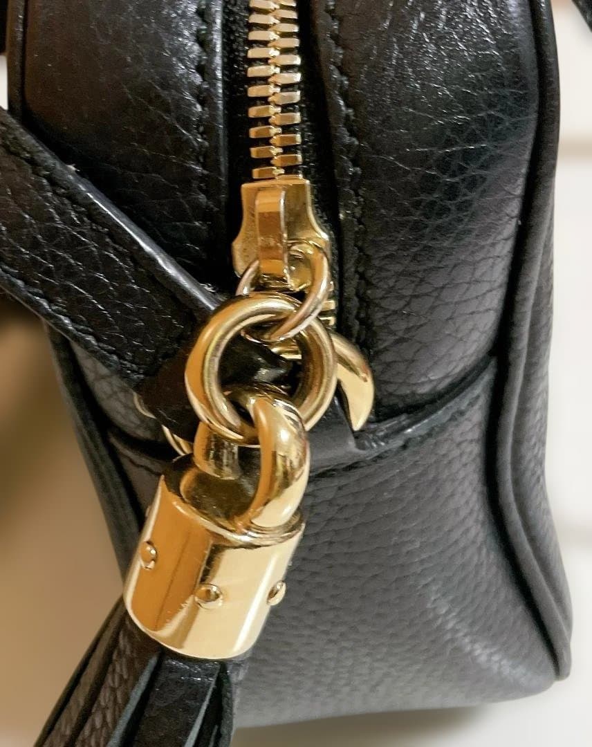 【mia 】GUCCI ソーホーディスコバッグ　ショルダーバッグ　黒