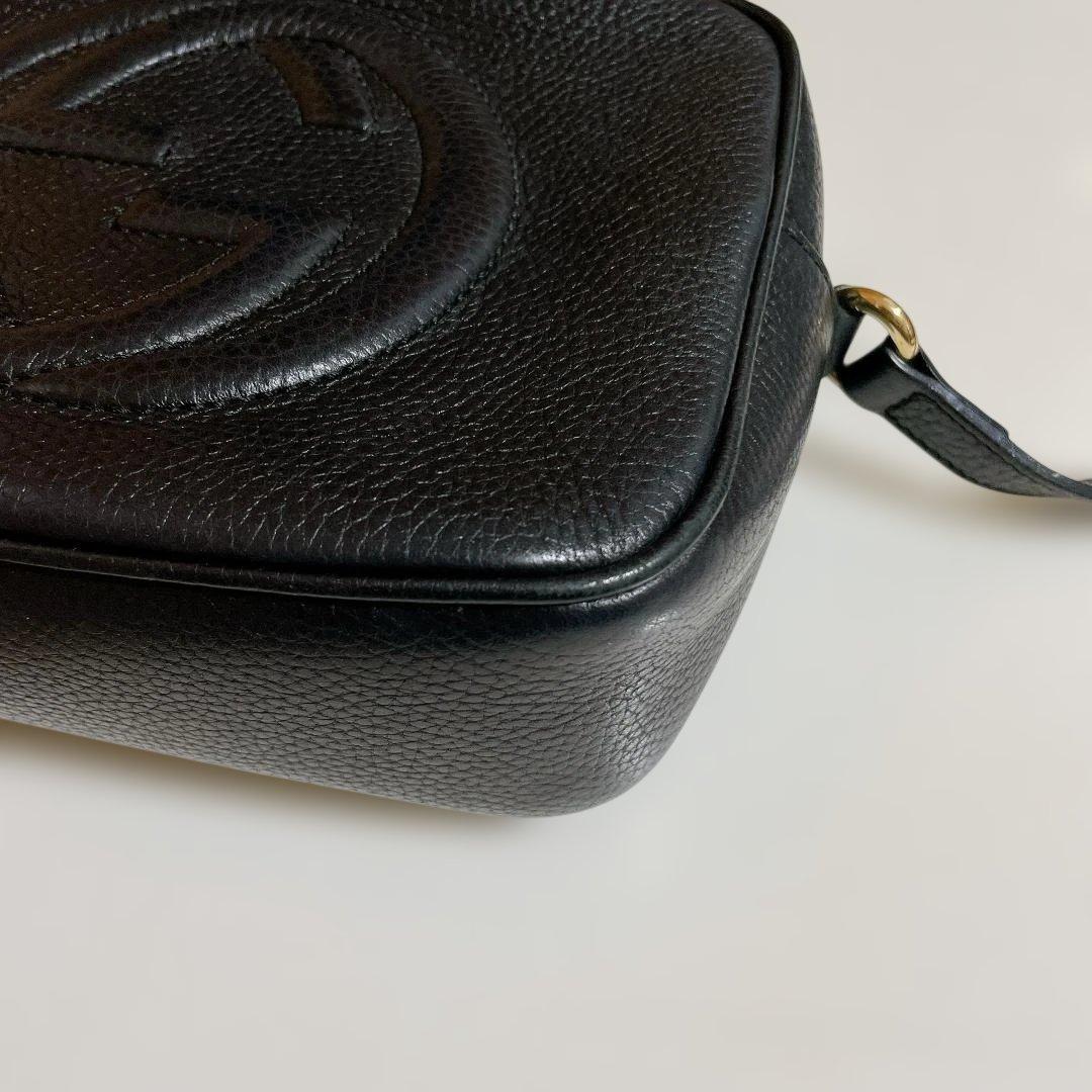 【mia 】GUCCI ソーホーディスコバッグ　ショルダーバッグ　黒