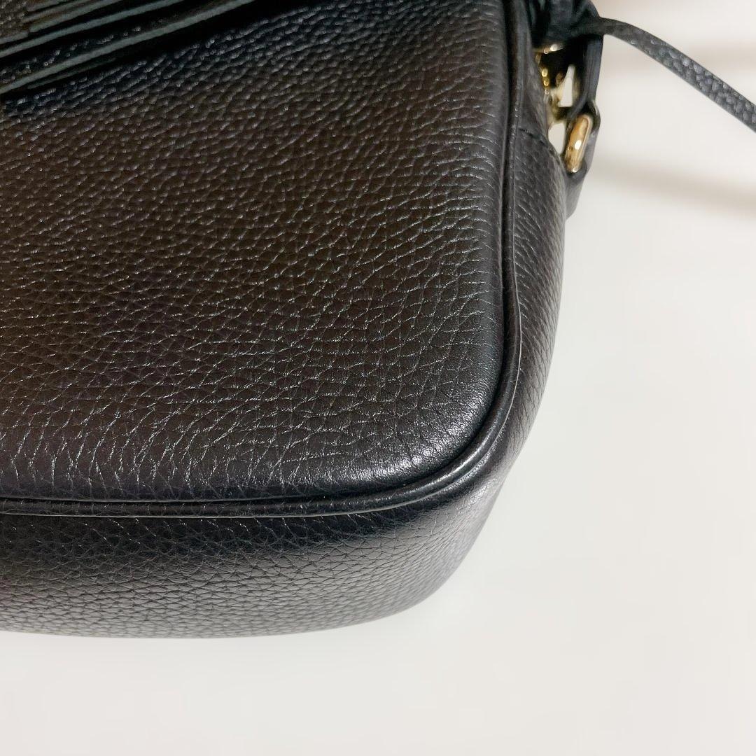 【mia 】GUCCI ソーホーディスコバッグ　ショルダーバッグ　黒