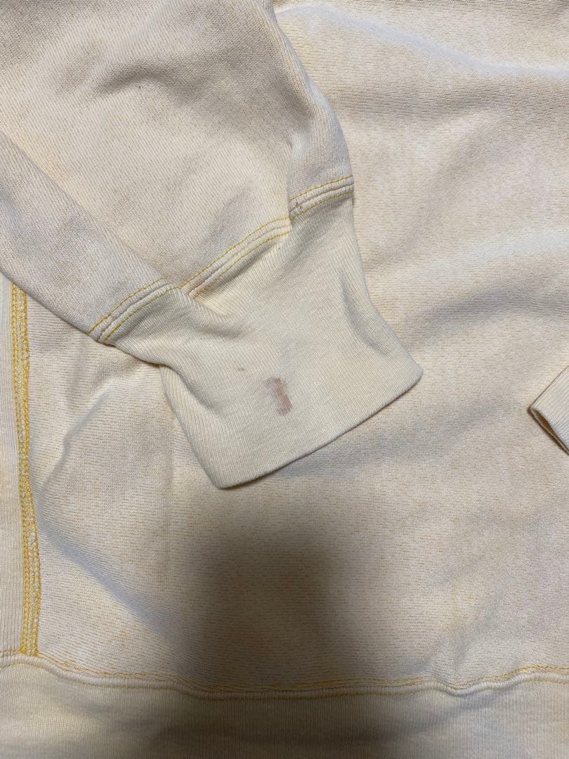 80s チャンピオン リバースウィーブ スウェット Lサイズ イエロー USA製