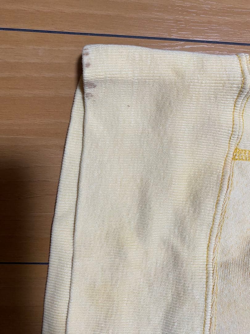 80s チャンピオン リバースウィーブ スウェット Lサイズ イエロー USA製