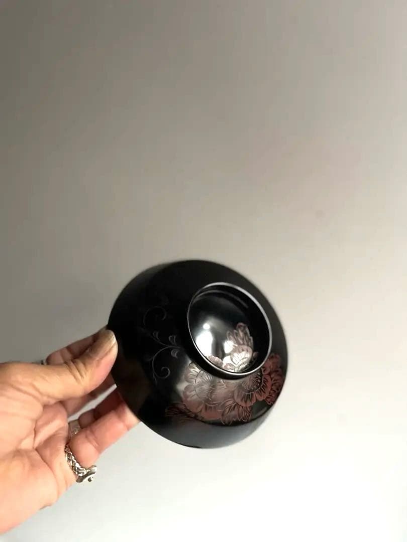 【yui＊様リクエスト】228 美術漆器 輪島塗 お椀 4点 堅牢優美布着保証