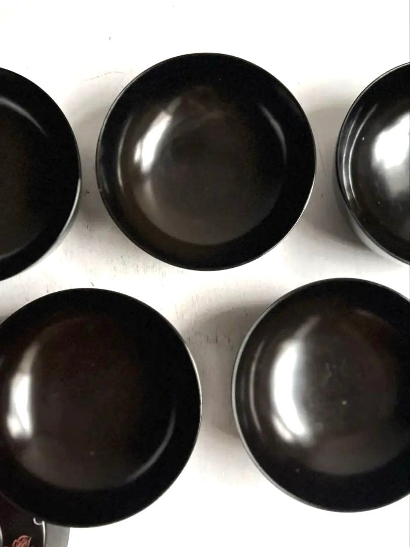 【yui＊様リクエスト】228 美術漆器 輪島塗 お椀 4点 堅牢優美布着保証