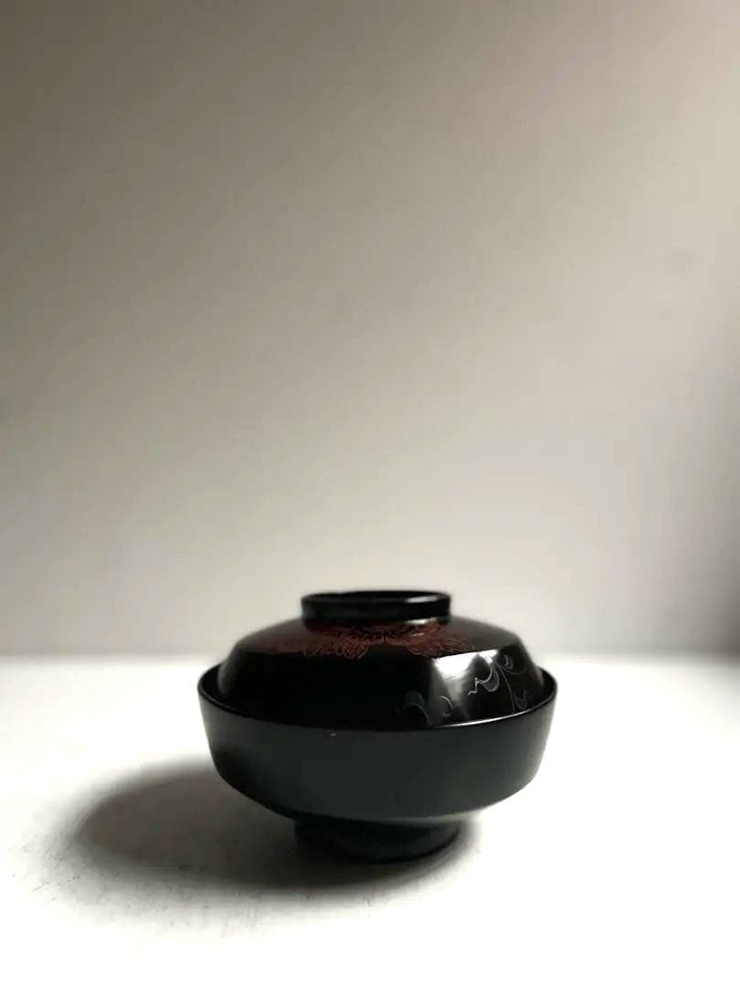 【yui＊様リクエスト】228 美術漆器 輪島塗 お椀 4点 堅牢優美布着保証