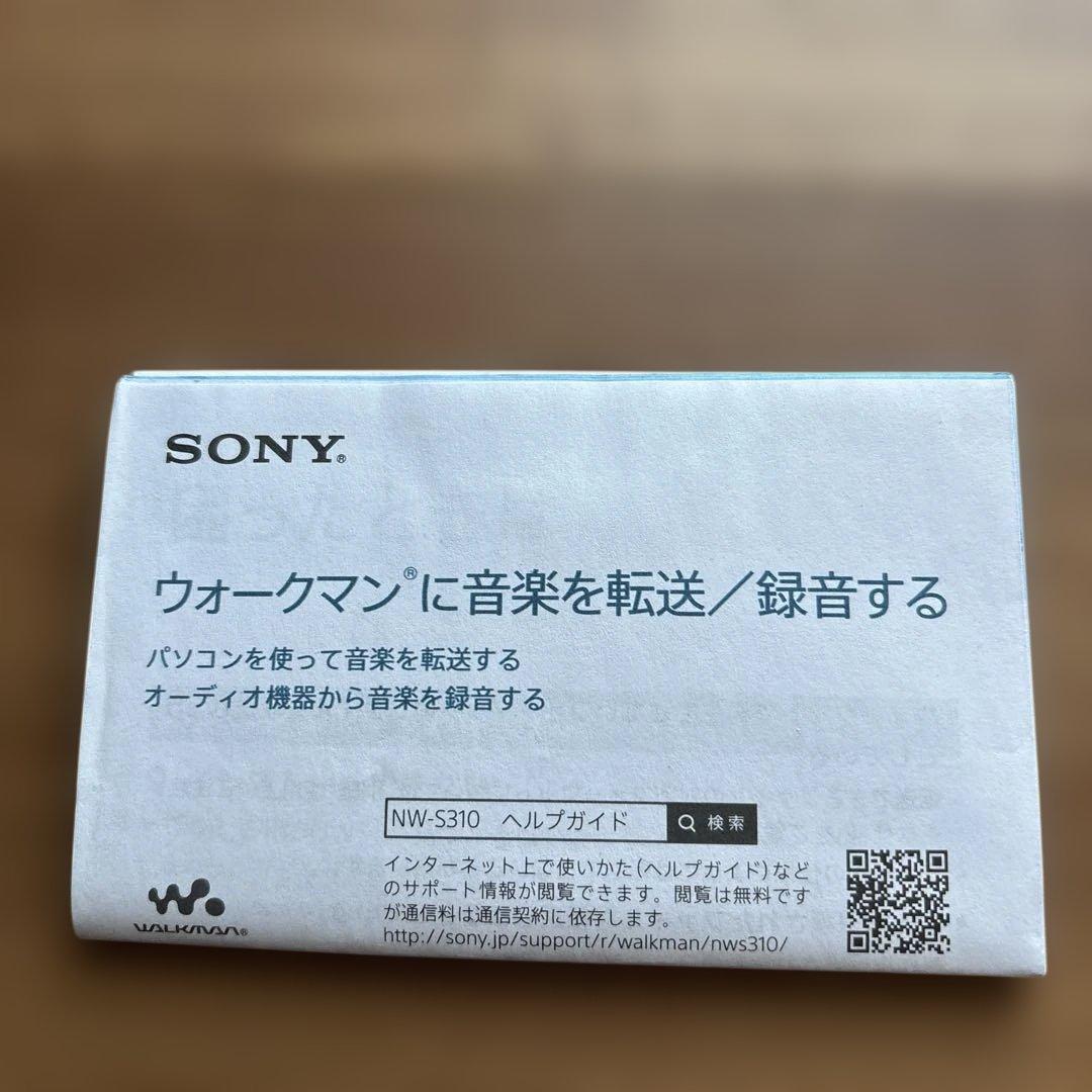 SONY NW-S315K デジタルオーディオプレーヤー 16GB