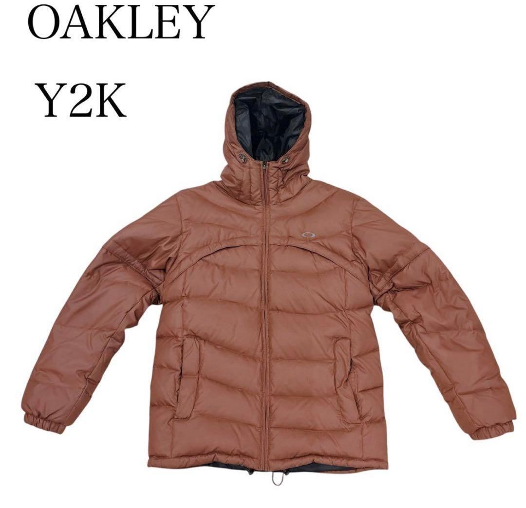 OAKLEY Y2K ダウンジャケット ブラウン