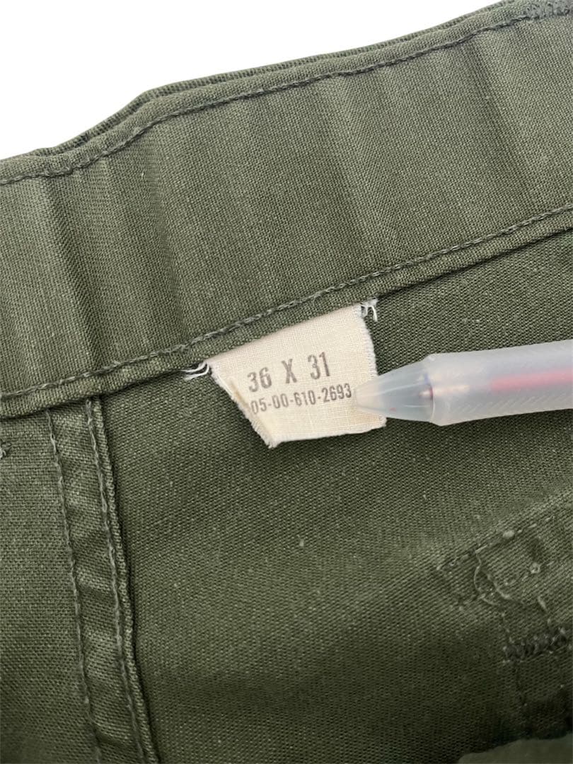 80s US ARMY ベイカーパンツ W36 ビンテージ TALON ZIP