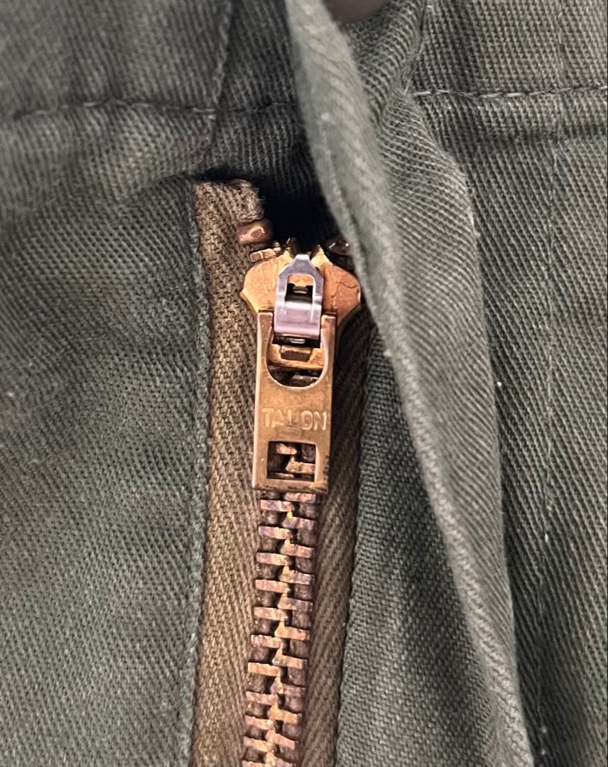 80s US ARMY ベイカーパンツ W36 ビンテージ TALON ZIP