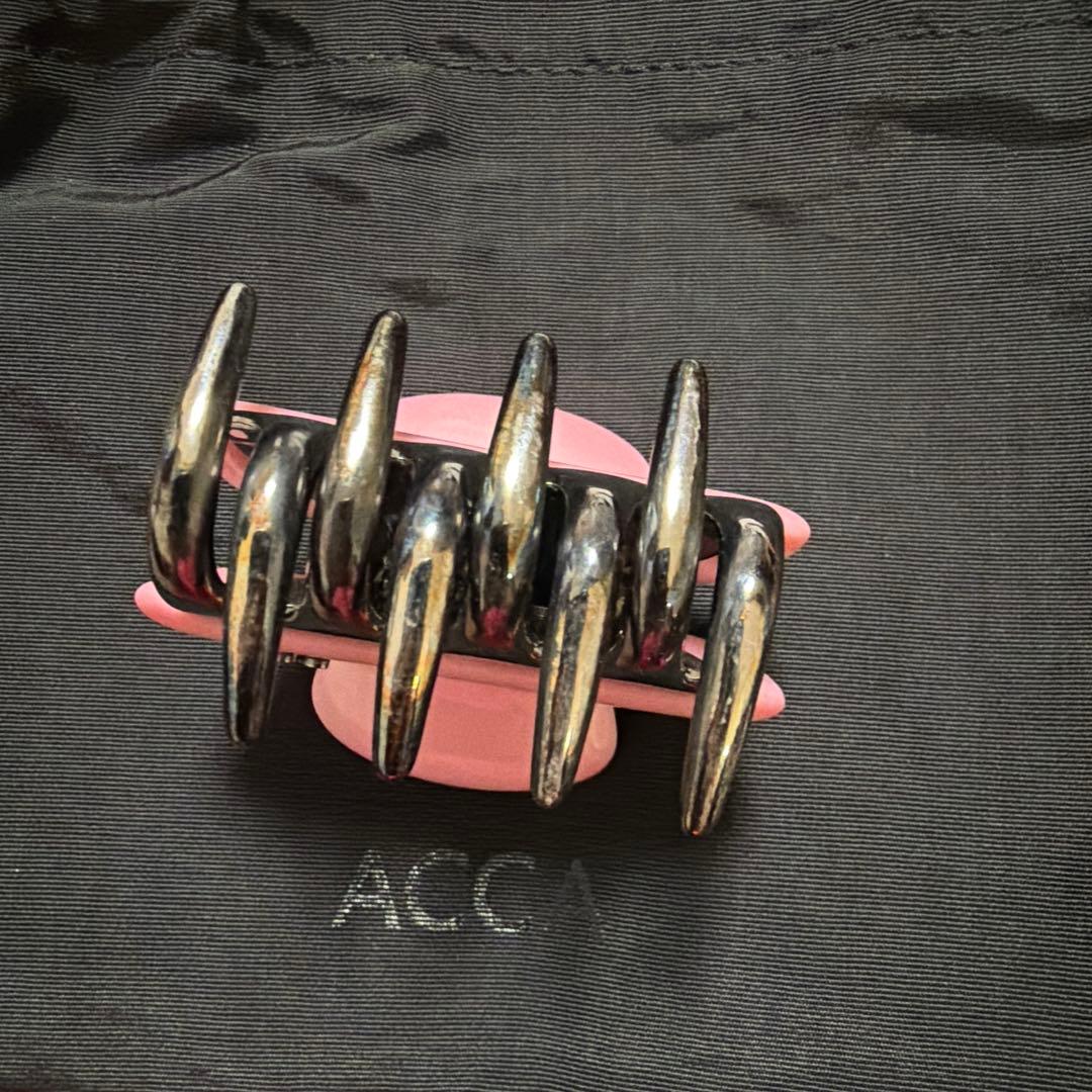 acca バービークリップ　ピンク　ピンクブラック　セット　バラ売り可