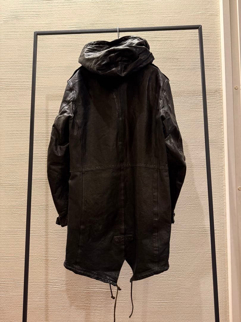 back lash レザー　モッズコート　leather mods coat
