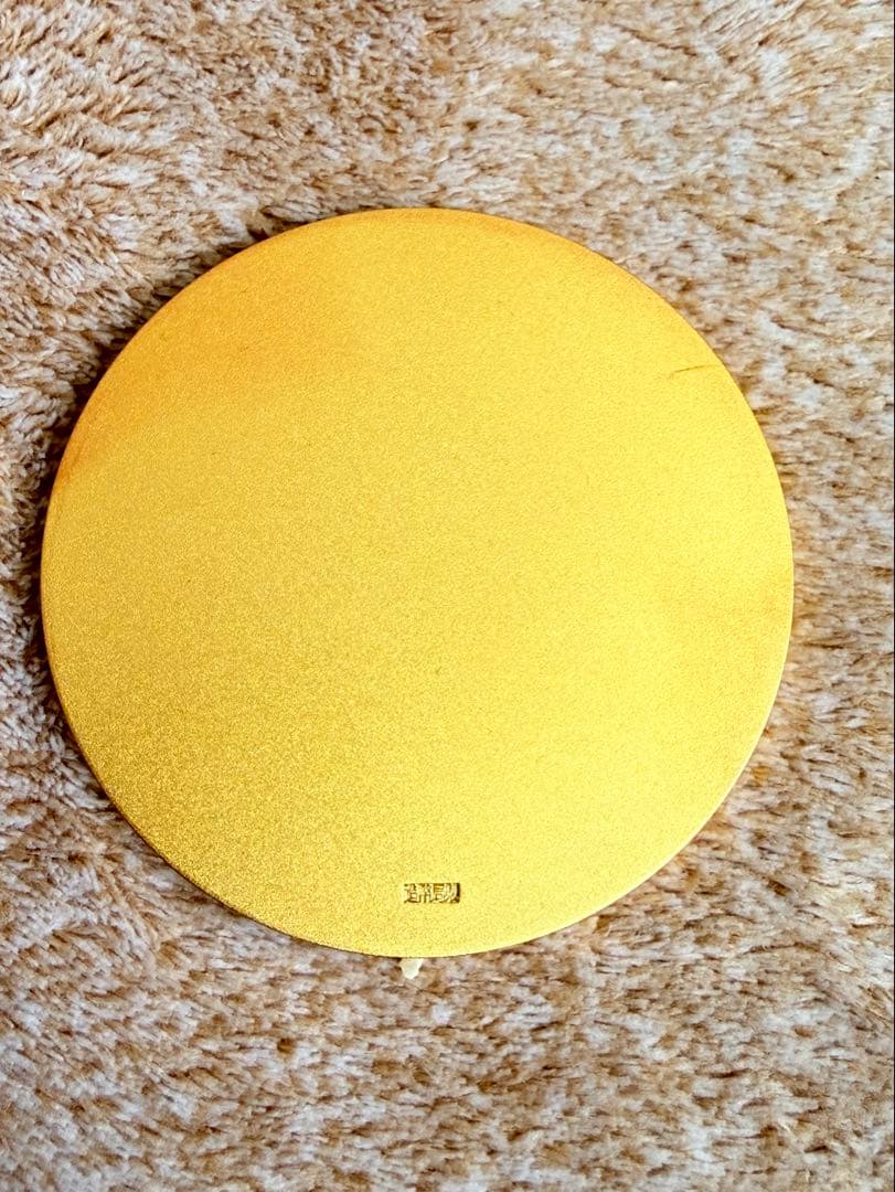 七宝入 流水紅葉に翡翠 丸型飾り 造幣局製