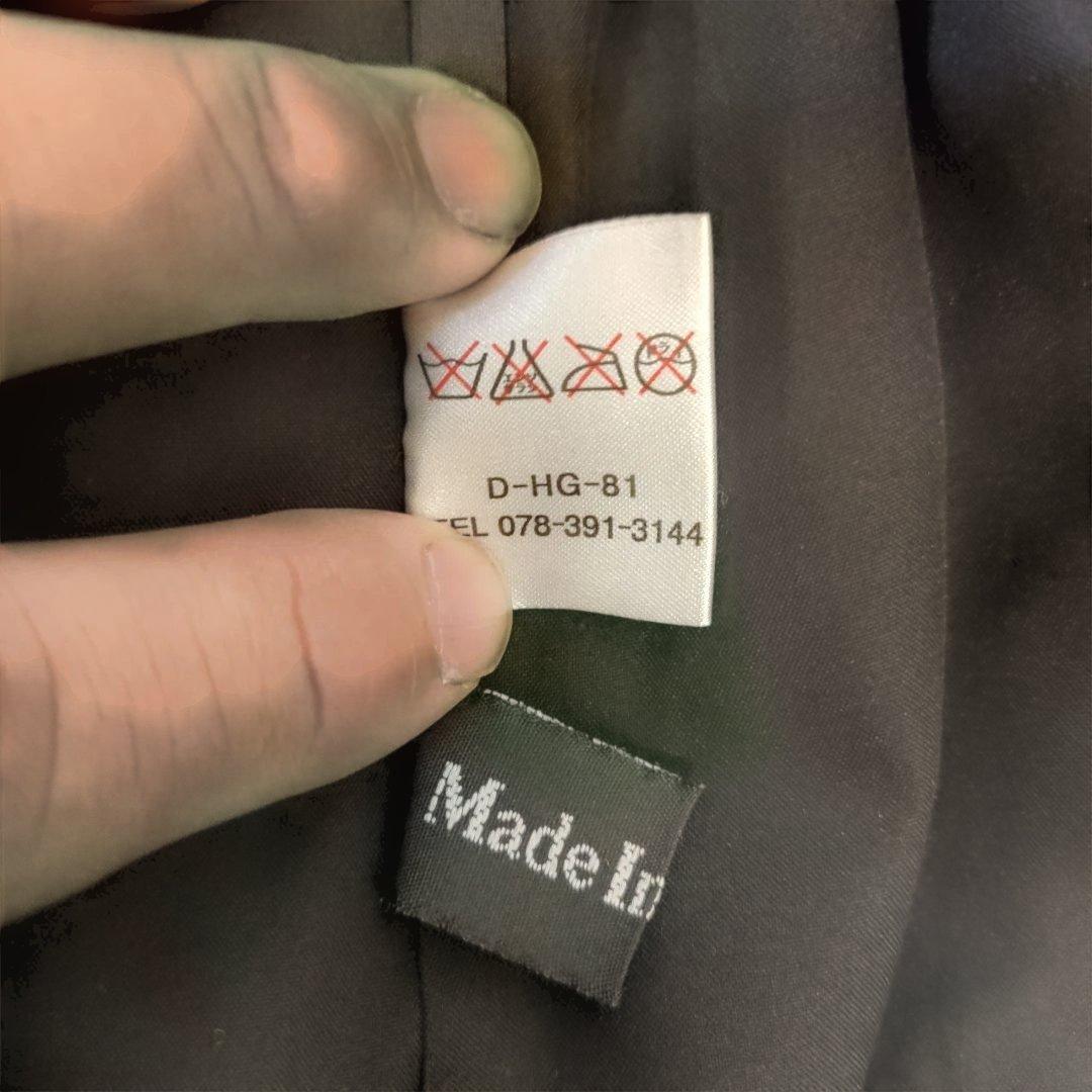 2 超美品　グレ　GRES シェアードミンク　ファーコート　ロング　黒