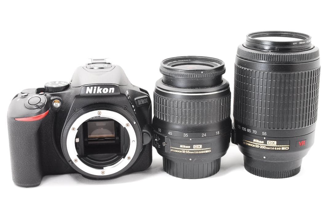 シャッター数2873回 Nikon D5600 ダブルレンズセット