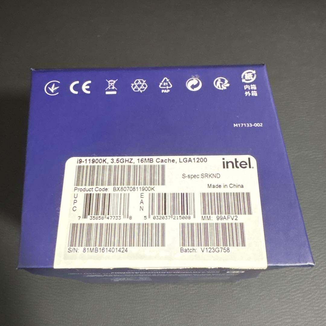 【中古動作確認済】cpu intel core i9-11900k