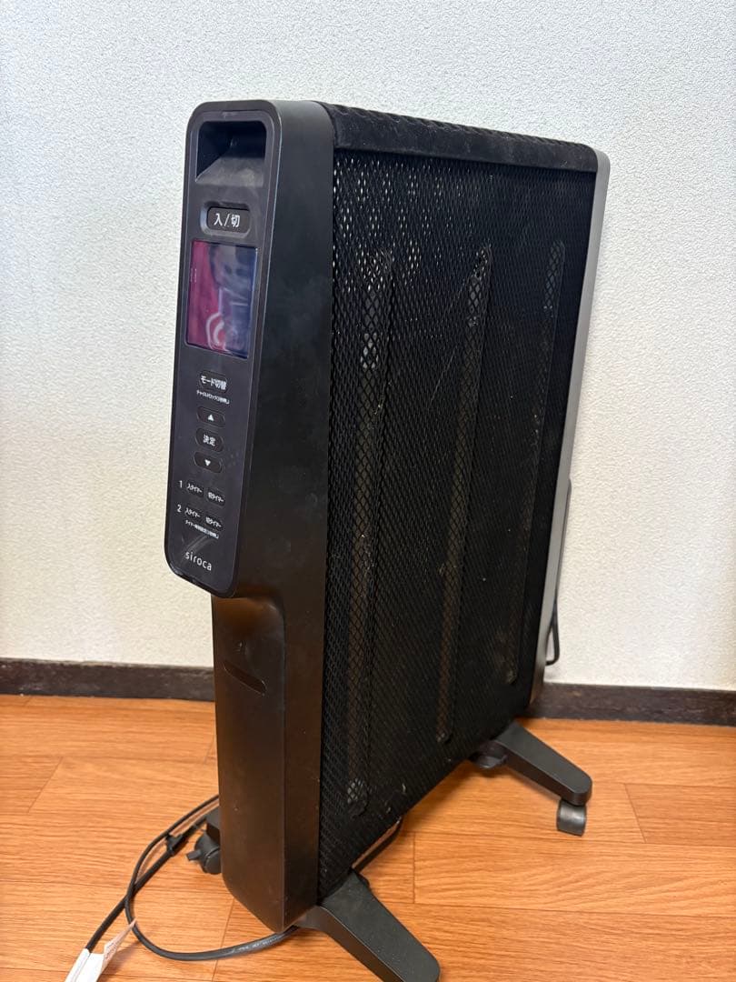 シロカヒーター　24年　リモコンなし　　siroca 速暖マイカヒーター