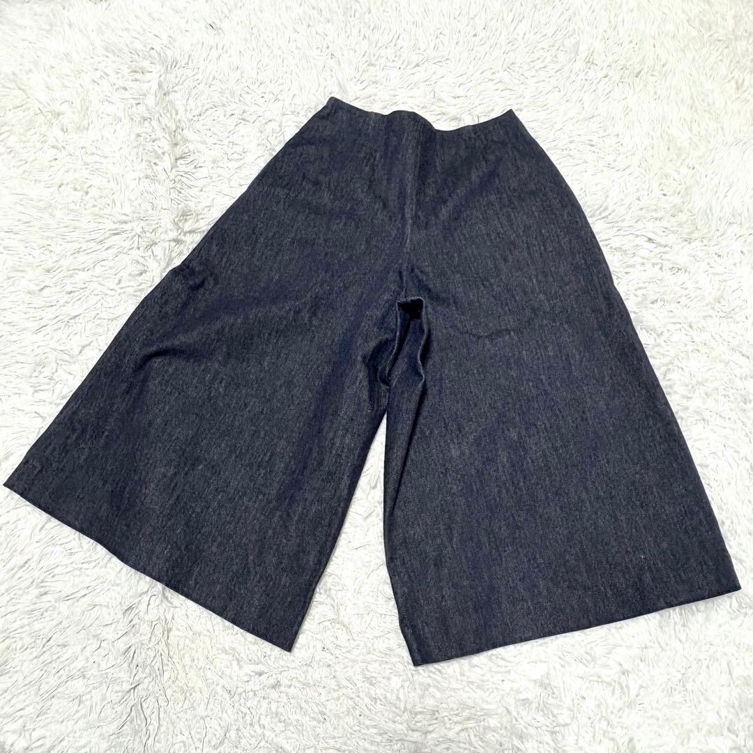 【極美品】 フォクシーニューヨーク　デニム　ガウチョパンツ　S