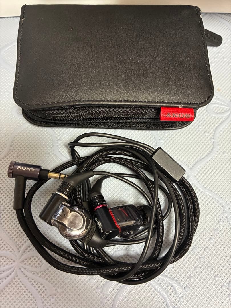 SONY 有線イヤホン 収納ケース付き XBA-H3