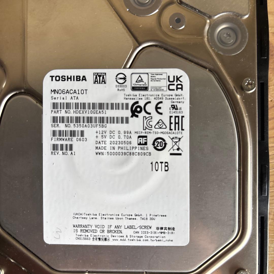 Synology シノロジー DS920+＆HDD TOSHIBA 10TB