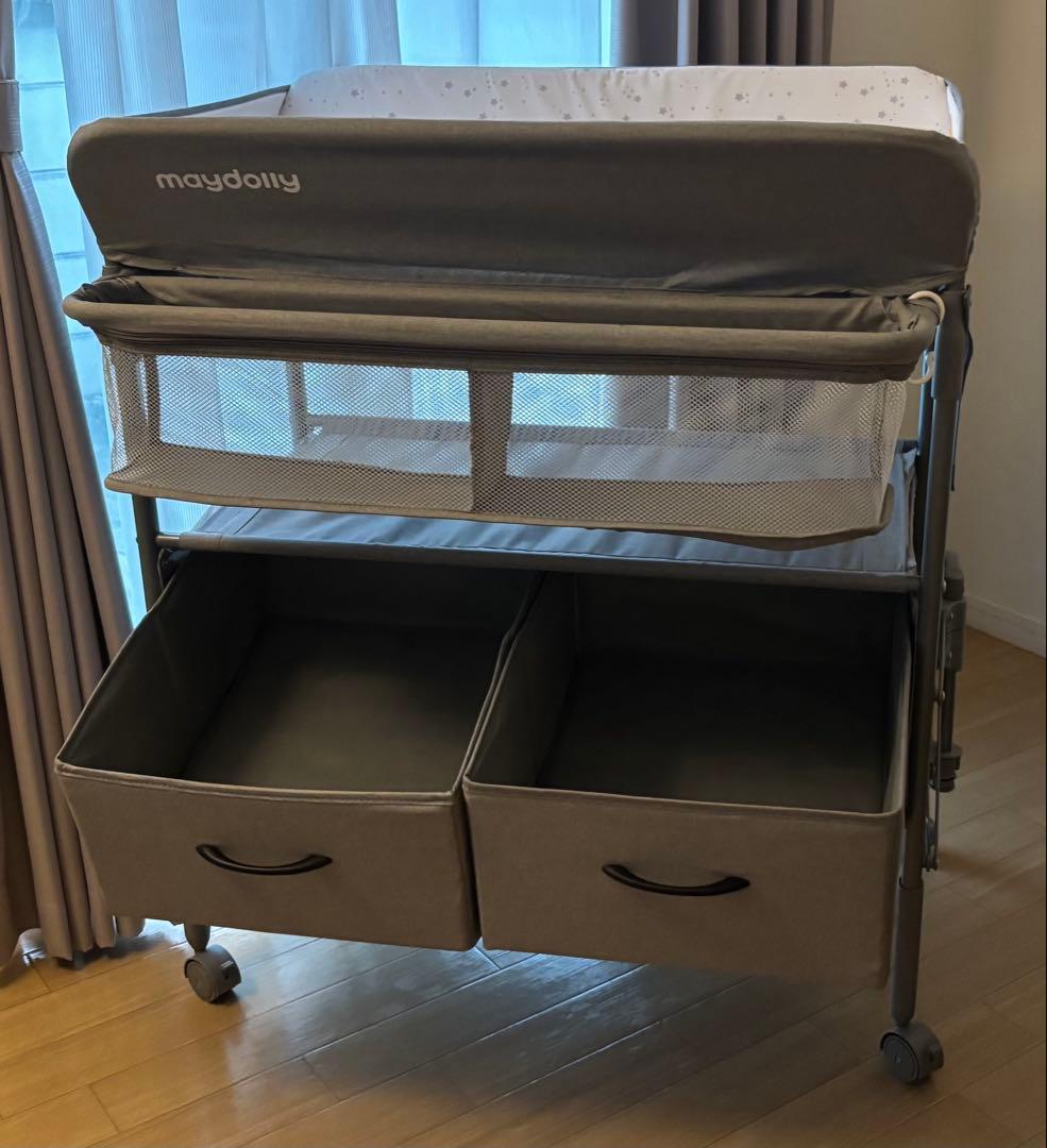 【週末限定】Maydolly 収納付き オムツ交換台 ベビーベッド