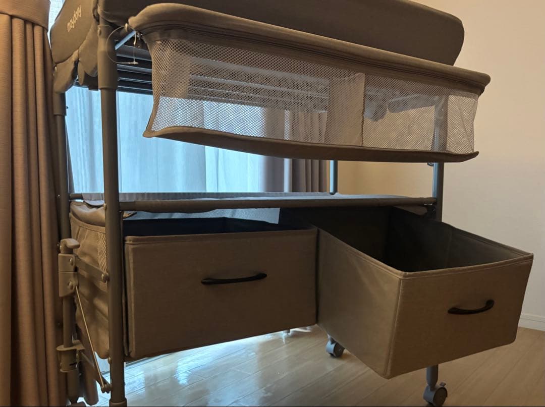 【週末限定】Maydolly 収納付き オムツ交換台 ベビーベッド