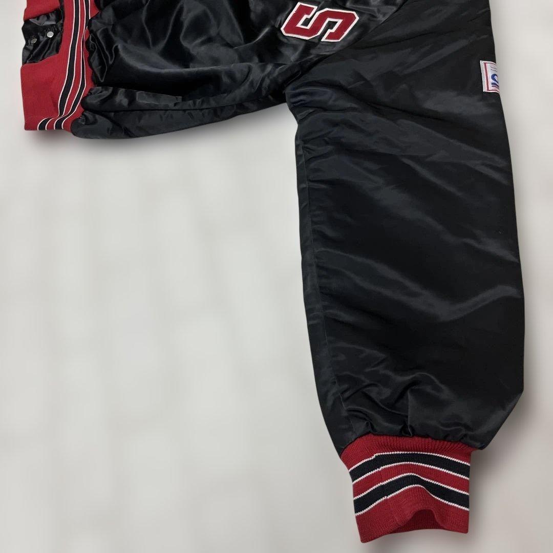 値下げ 90s シカゴブルズ チョークライン Chalk USA製 スタジャン