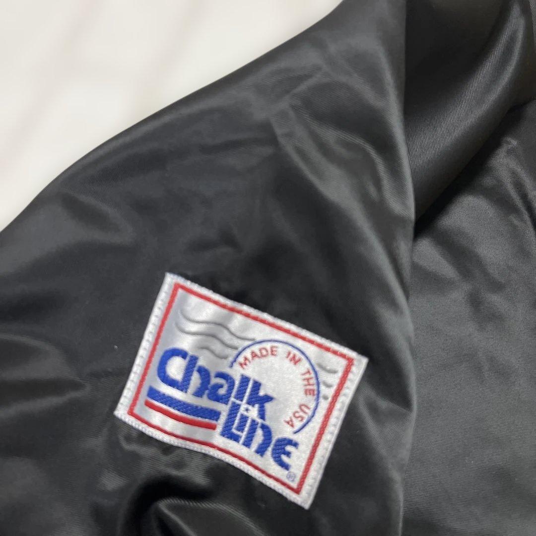 値下げ 90s シカゴブルズ チョークライン Chalk USA製 スタジャン