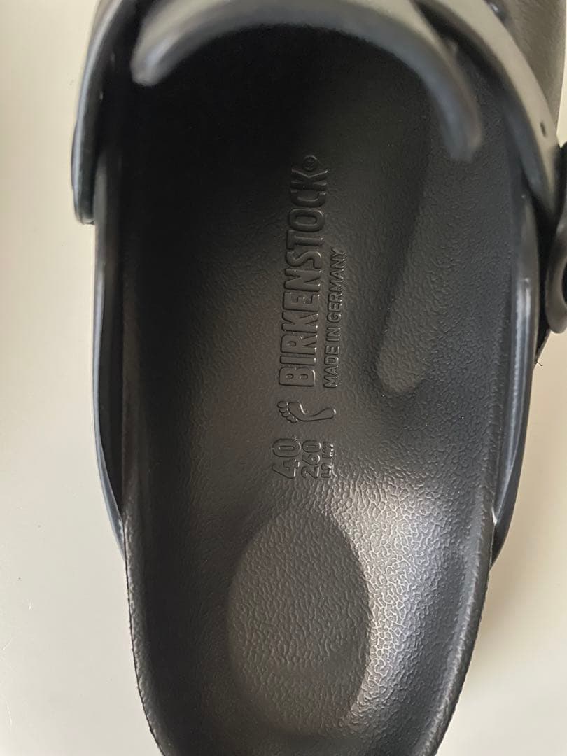 BIRKENSTOCK Boston EVAブラック 40 ナロー