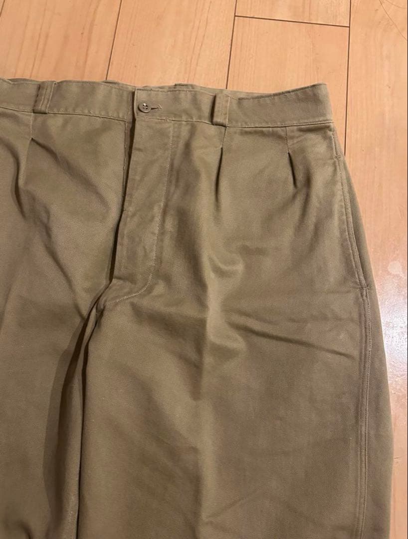 【SALE】フランス軍 名作 M52 チノパン 60s ビンテージ 後期 35