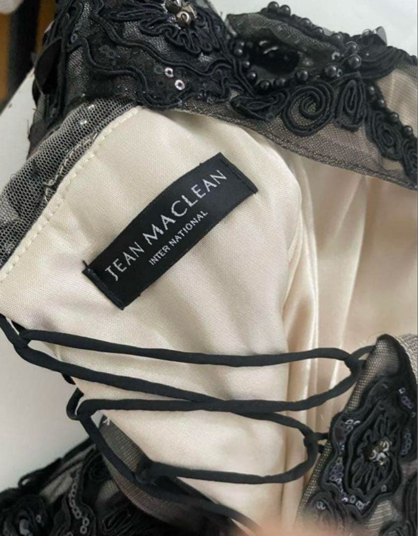 JEAN MACLEAN イブニングドレス　黒　パーティ　　卒業パーティ