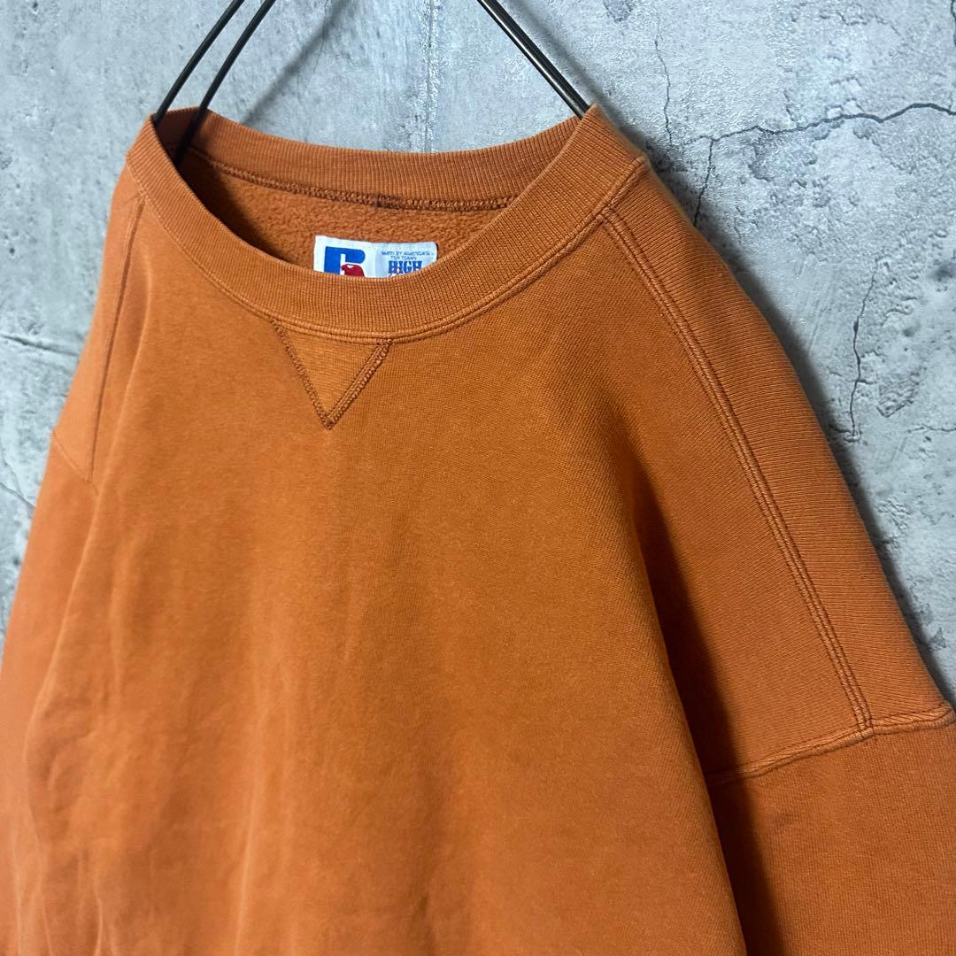 【超人気◎】RUSSELL ATHLETIC　スウェット　無地　USA製　90s