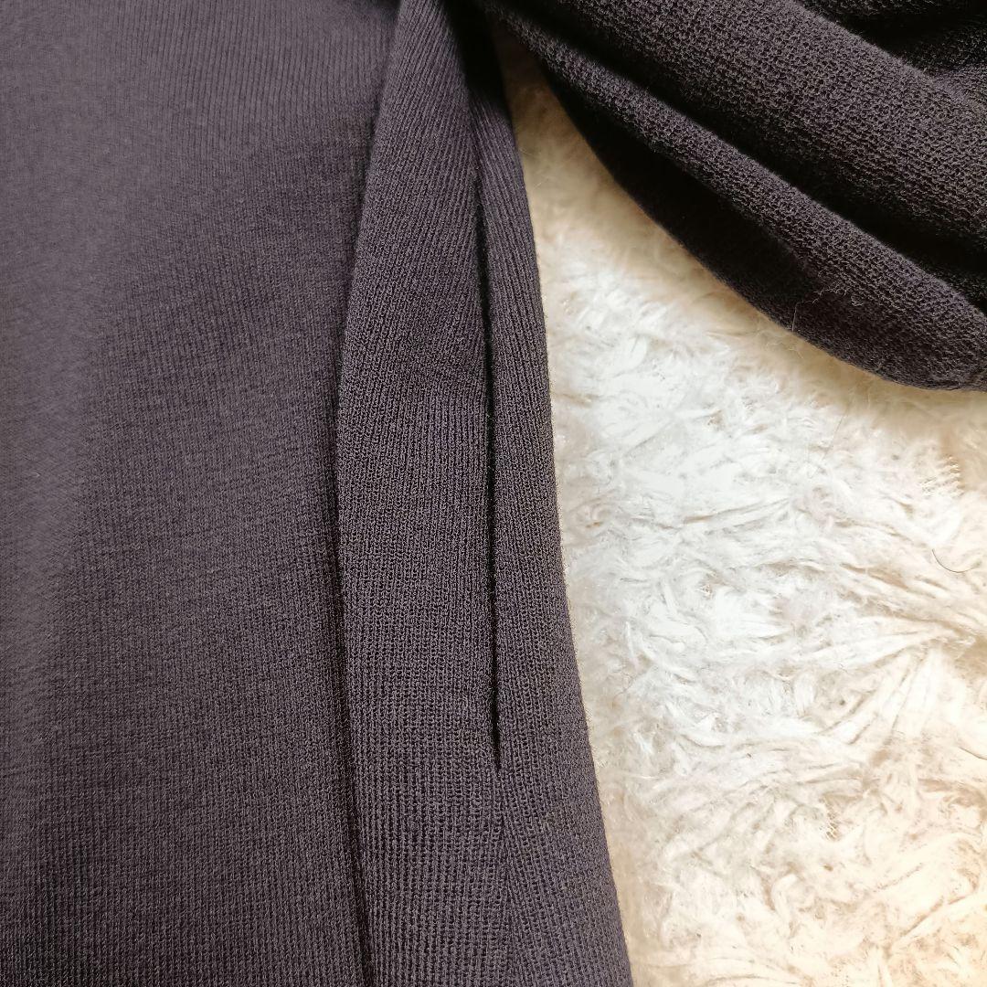 タグ付✨23年フォクシー　カミーユドレス　パフスリーブ　38　ミッドナイトブルー