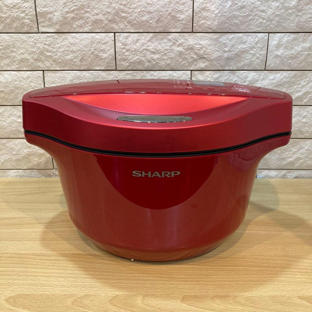 SHARP ヘルシオホットクック　KN-HT24B-R 【T21623】
