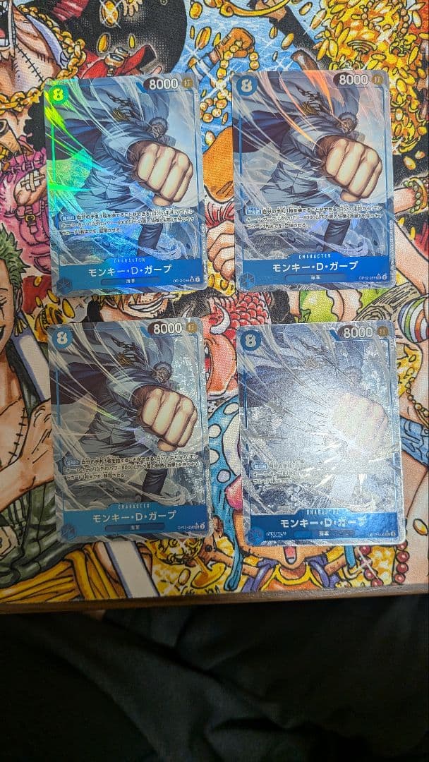 ワンピース カードゲーム 　青クザン　デッキパーツパラレルセット