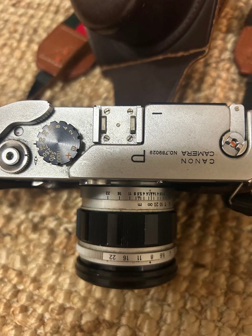 Canon P レンジファインダーカメラ 50mmレンズ付き