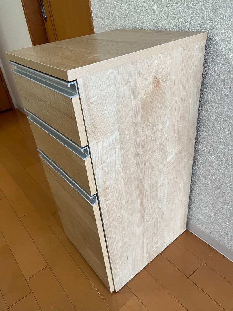 のんた　近日掲載終了！美品！ディノス　分別ゴミ箱付きすき間収納庫