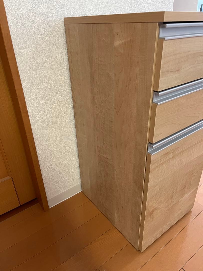 のんた　近日掲載終了！美品！ディノス　分別ゴミ箱付きすき間収納庫